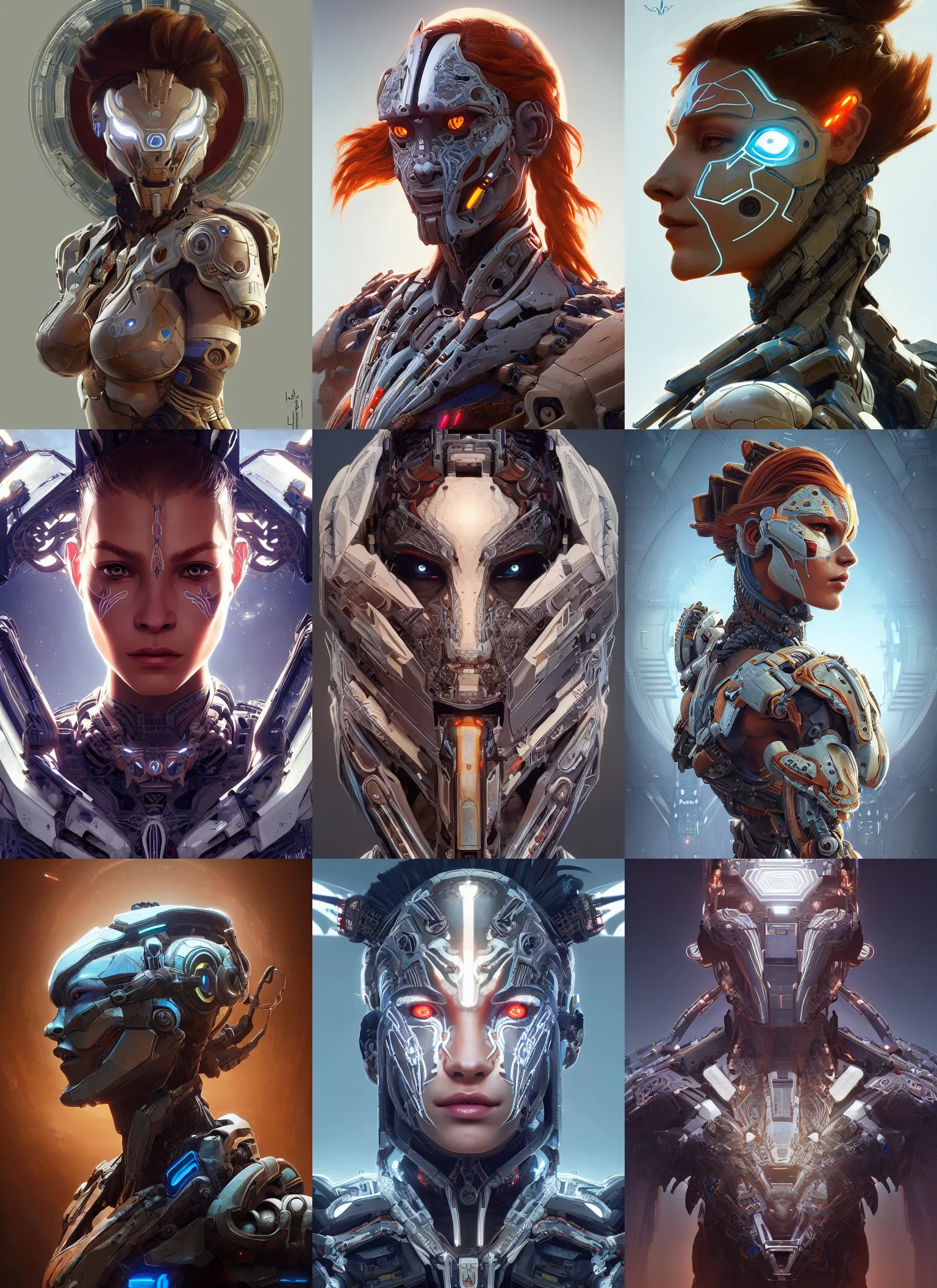 image of scifi portraits